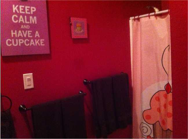 The Cupcake Bathroom at Sweet Escape - outside of Orlando, Florida