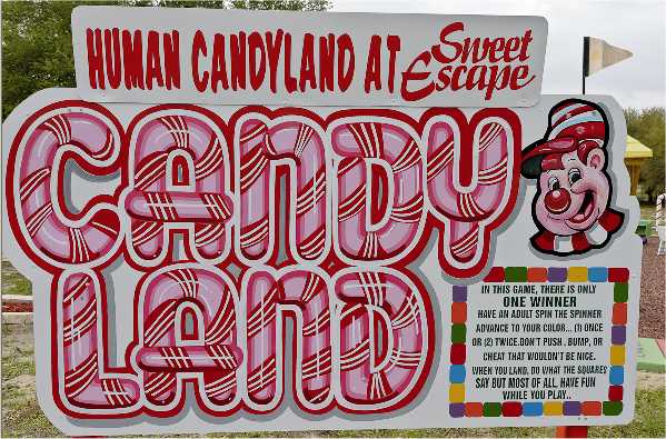 Candyland walkway at The Sweet Escape - Orlando area vacation rental home
