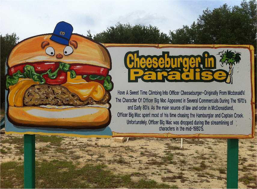 Cheeseburger in Paradise at The Sweet Escape in Orlando area
