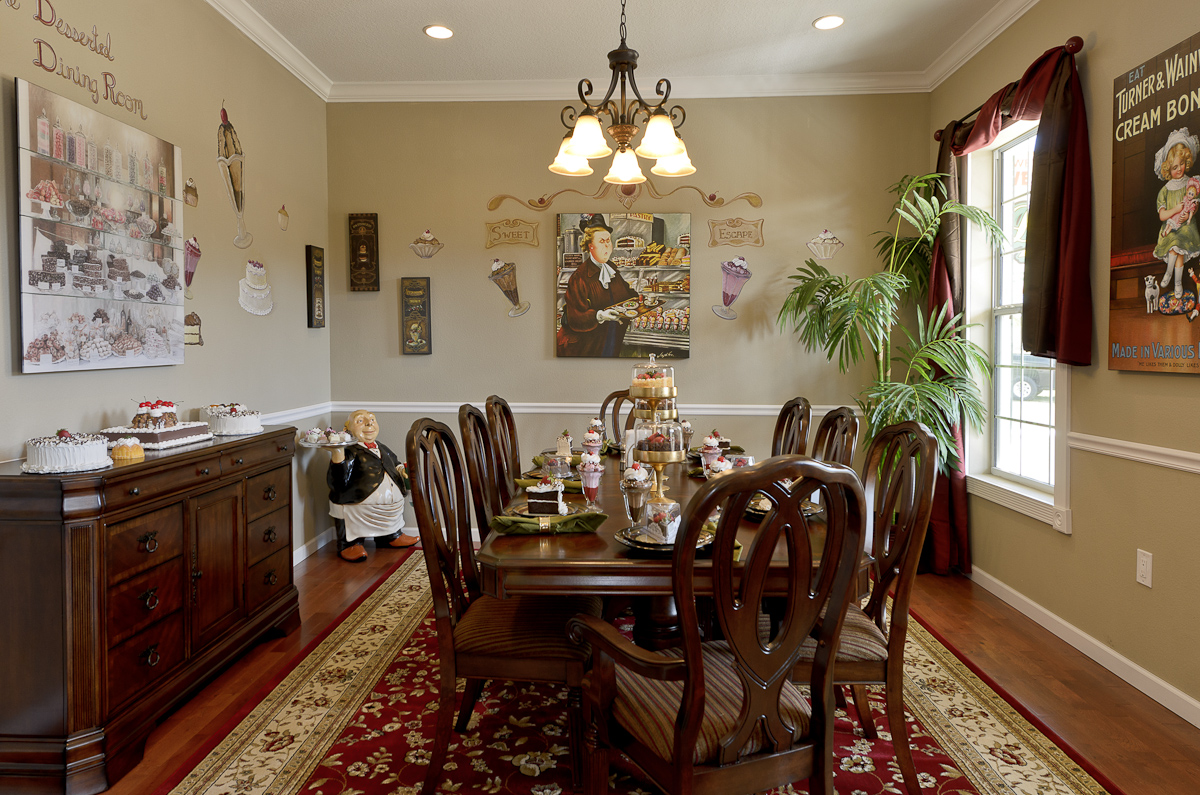Orlando Area's Sweet Escape Luxury Home Rental The Desserted Dining Room