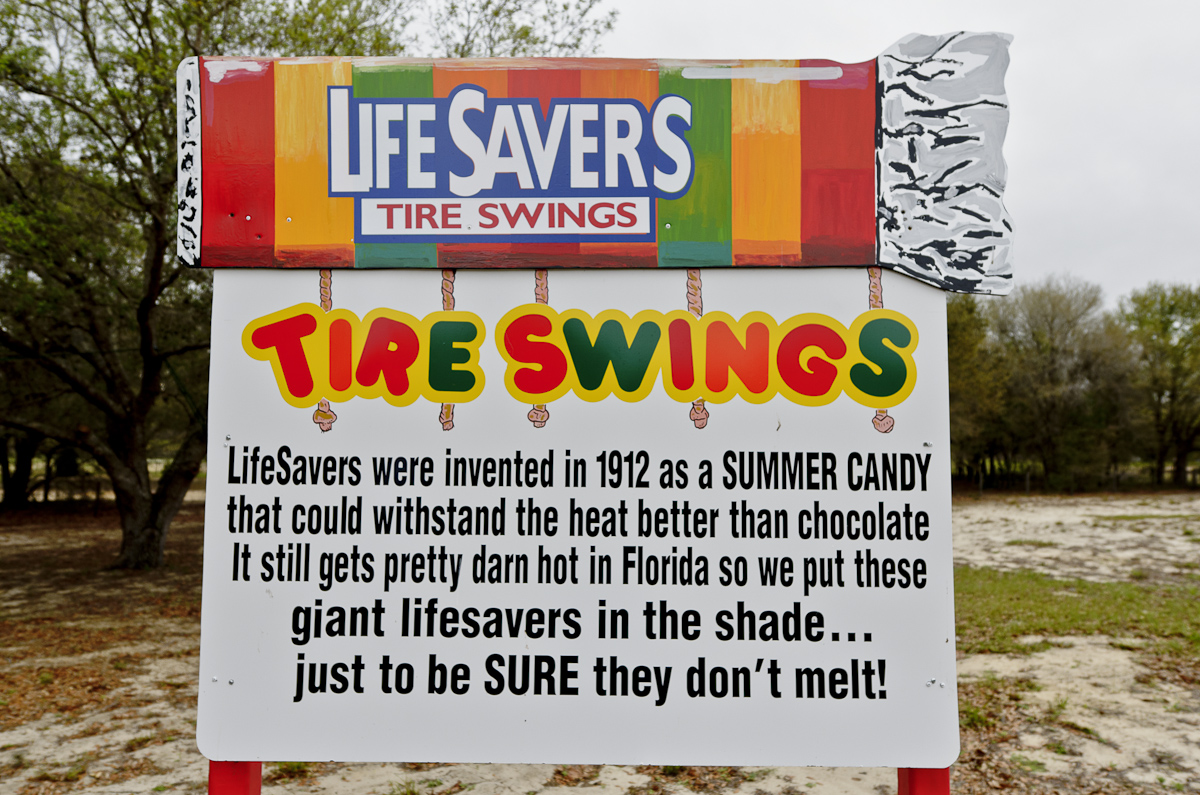 LifeSavers Candy Tire Swings At The Sweet Escape Luxury Vacation Home Rental
