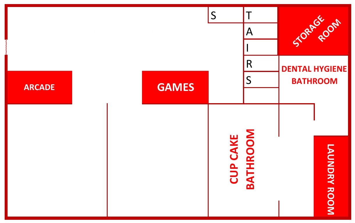 Sweet Escape guest house ground floor plan